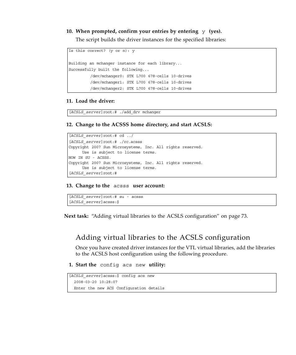 Sun Microsystems Virtual Tape Library User Manual | Page 87 / 292