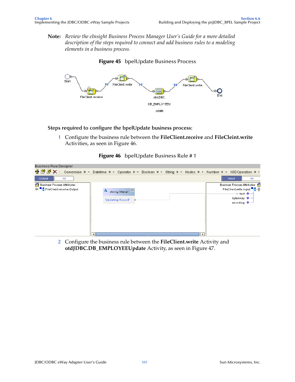 Sun Microsystems eWay JDBC/ODBC Adapter User Manual | Page 101 / 133