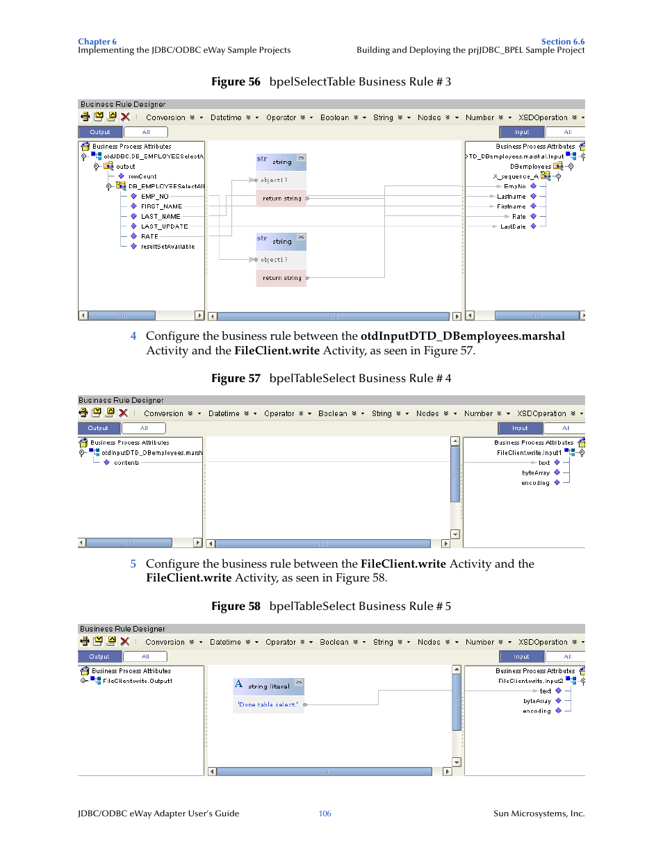 Sun Microsystems eWay JDBC/ODBC Adapter User Manual | Page 106 / 133