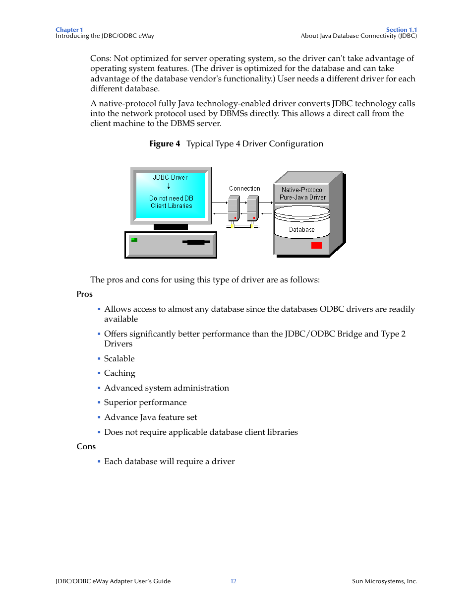 Sun Microsystems eWay JDBC/ODBC Adapter User Manual | Page 12 / 133