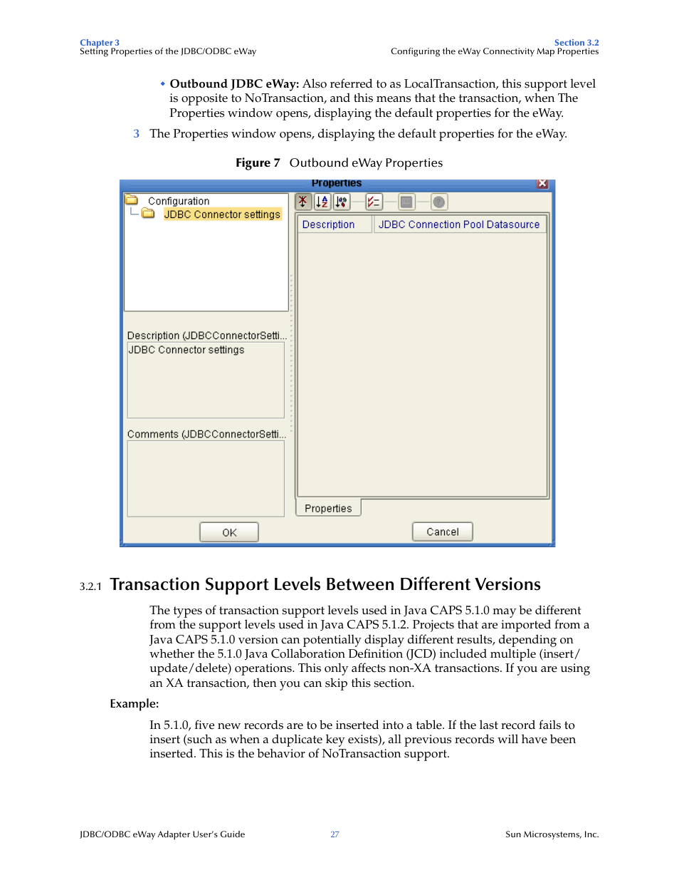 Sun Microsystems eWay JDBC/ODBC Adapter User Manual | Page 27 / 133