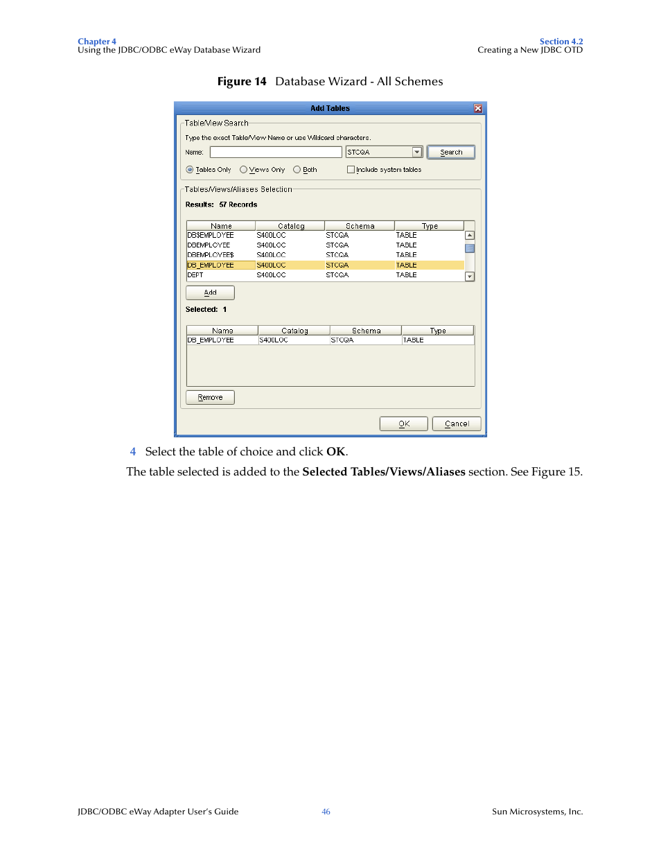 Sun Microsystems eWay JDBC/ODBC Adapter User Manual | Page 46 / 133