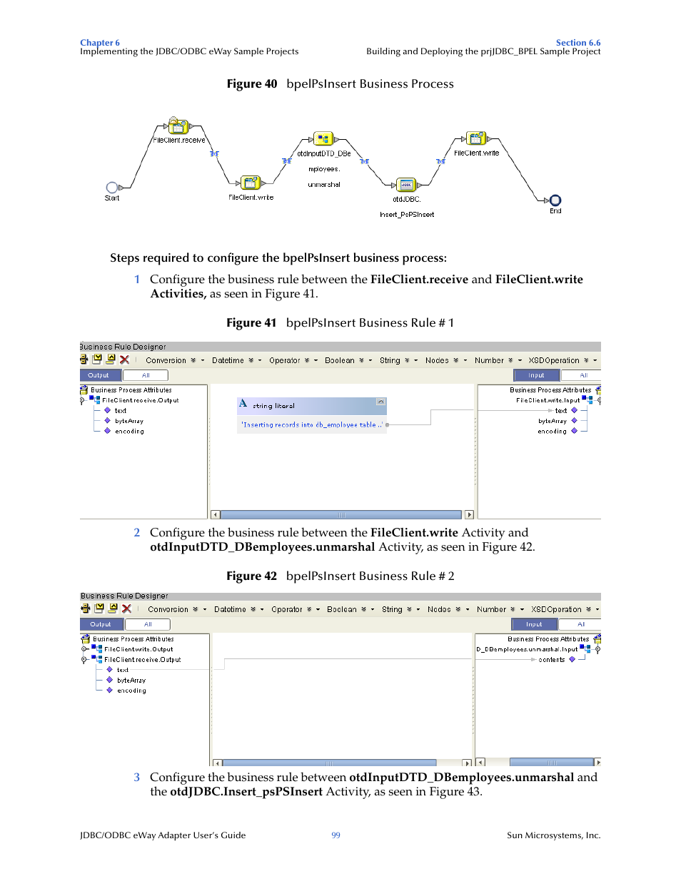 Sun Microsystems eWay JDBC/ODBC Adapter User Manual | Page 99 / 133