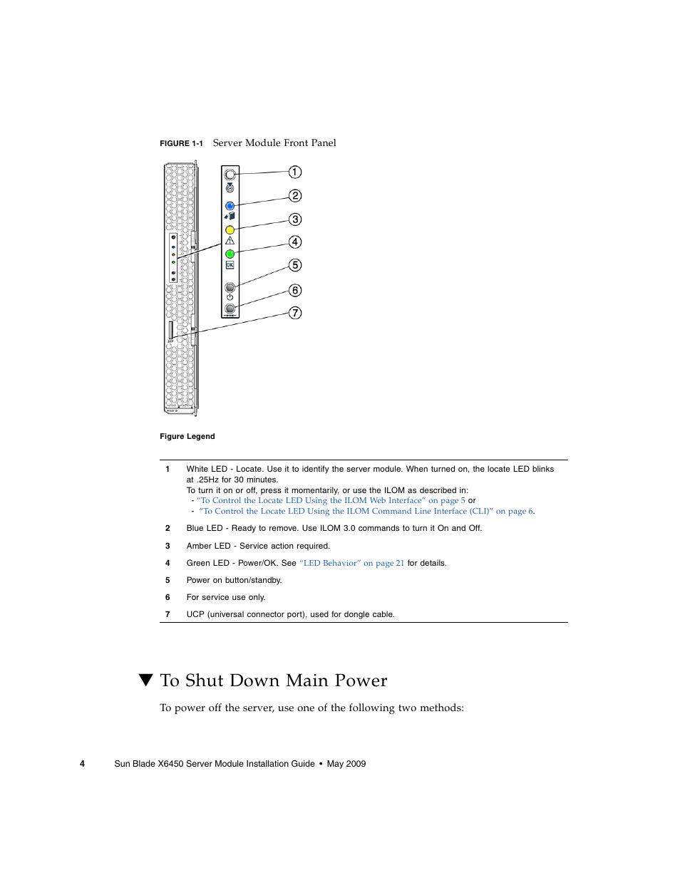 To shut down main power | Sun Microsystems X6450 User Manual | Page 14 / 50