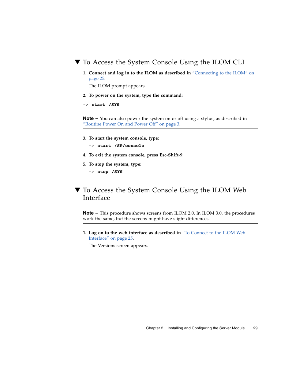 To access the system console using the ilom cli | Sun Microsystems X6450 User Manual | Page 39 / 50