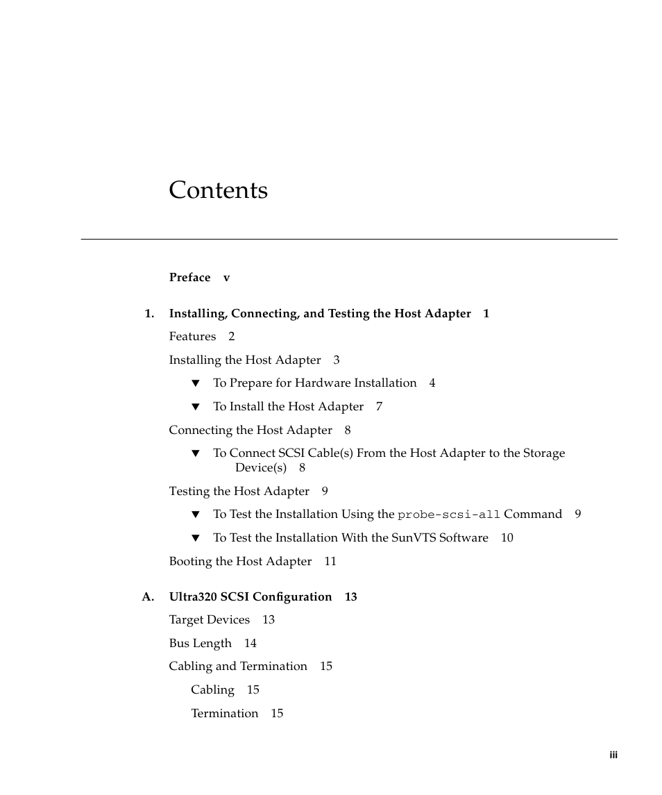 Sun Microsystems LSI22320-SR User Manual | Page 3 / 48