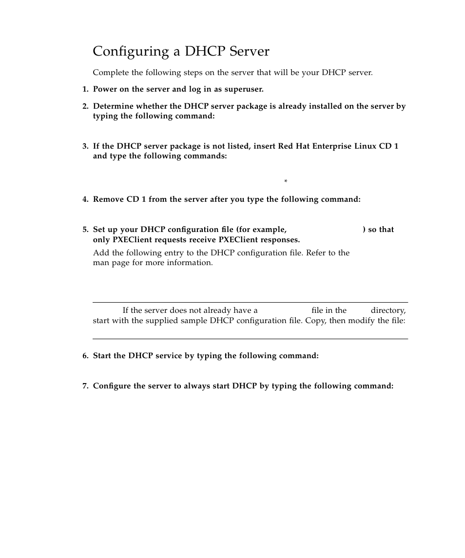 Configuring a dhcp server | Sun Microsystems Sun Fire V40z User Manual | Page 50 / 66