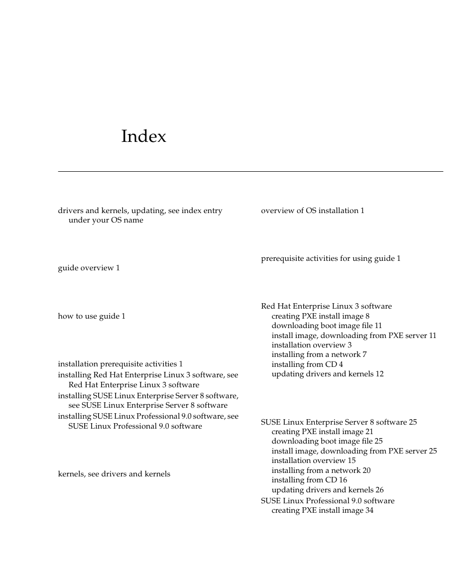 Index | Sun Microsystems Sun Fire V40z User Manual | Page 65 / 66