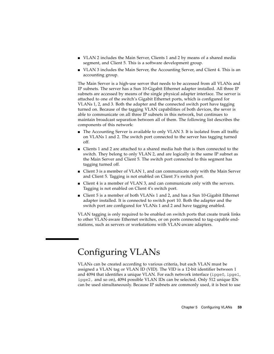 Configuring vlans | Sun Microsystems Ethernet MMF/UTP Adapter User Manual | Page 93 / 122