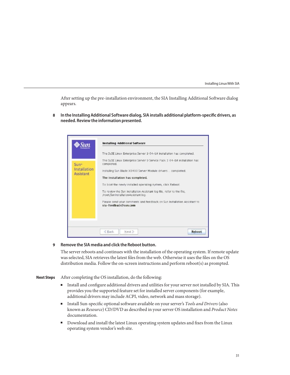 Sun Microsystems SUN FIRE X4640 User Manual | Page 31 / 72