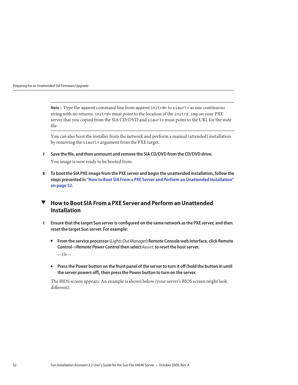 Sun Microsystems SUN FIRE X4640 User Manual | Page 52 / 72