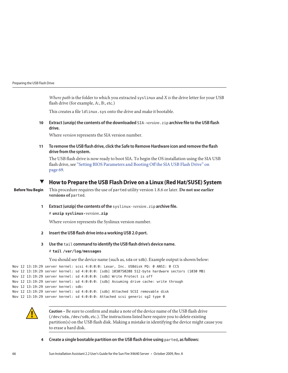 Sun Microsystems SUN FIRE X4640 User Manual | Page 66 / 72