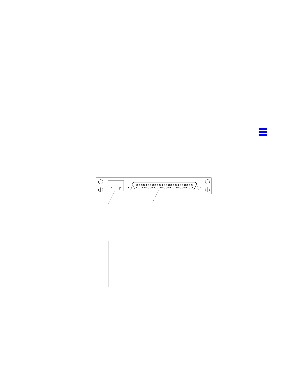 Interface signals, A.1 sunswift sbus adapter connectors, A.2 rj-45 connector signals | A. interface signals | Sun Microsystems SunSwift SPARCcenter 2000 User Manual | Page 23 / 28