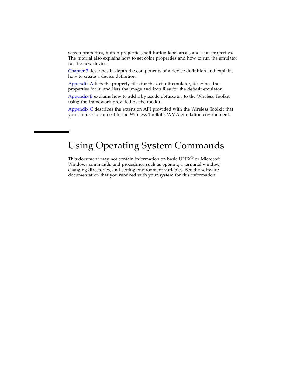 Using operating system commands | Sun Microsystems Computer Accessories User Manual | Page 12 / 78