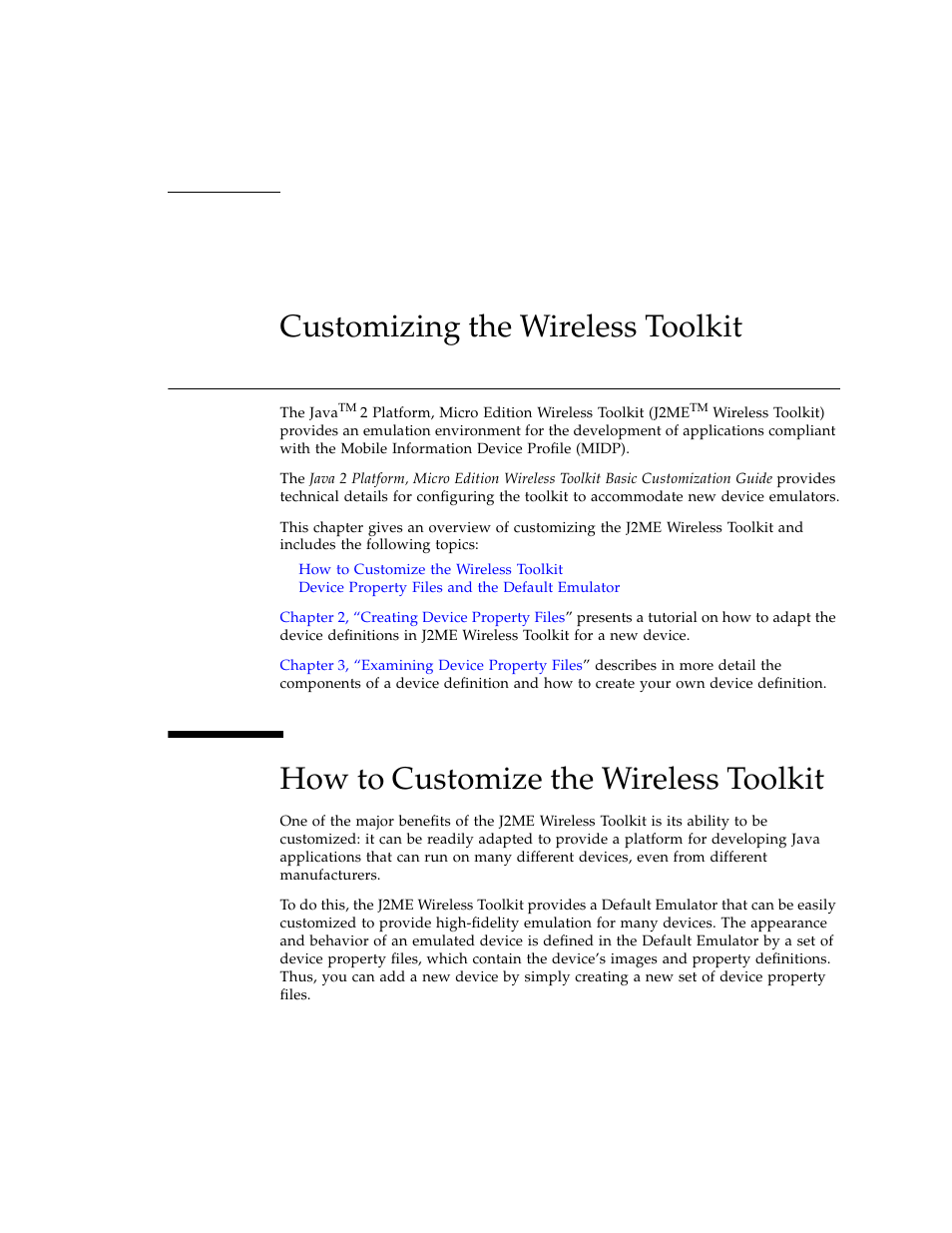 Customizing the wireless toolkit, How to customize the wireless toolkit | Sun Microsystems Computer Accessories User Manual | Page 15 / 78
