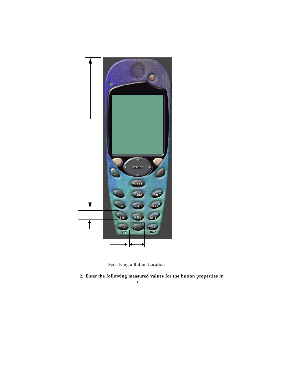 Figure 2, Specifying a button location | Sun Microsystems Computer Accessories User Manual | Page 25 / 78