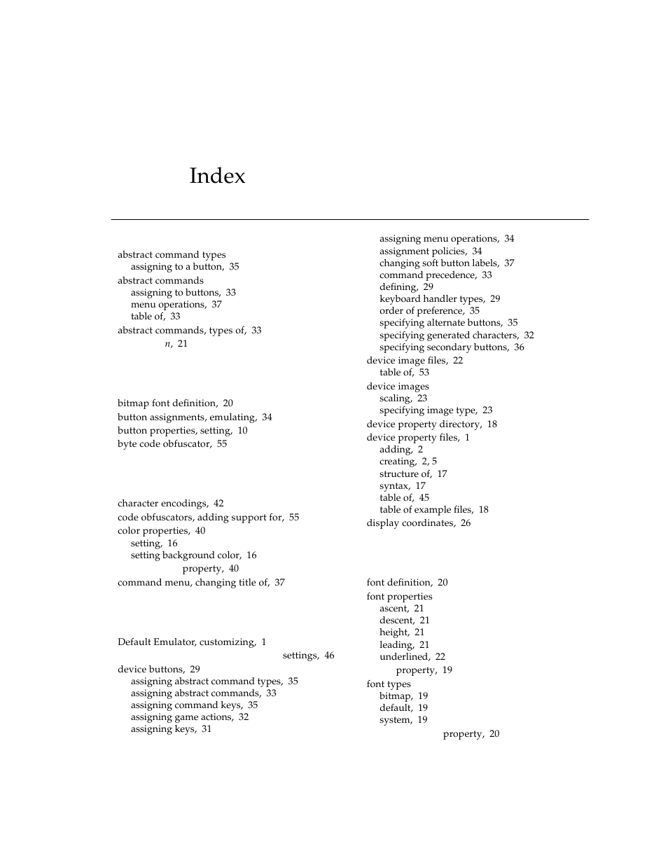 Index | Sun Microsystems Computer Accessories User Manual | Page 75 / 78