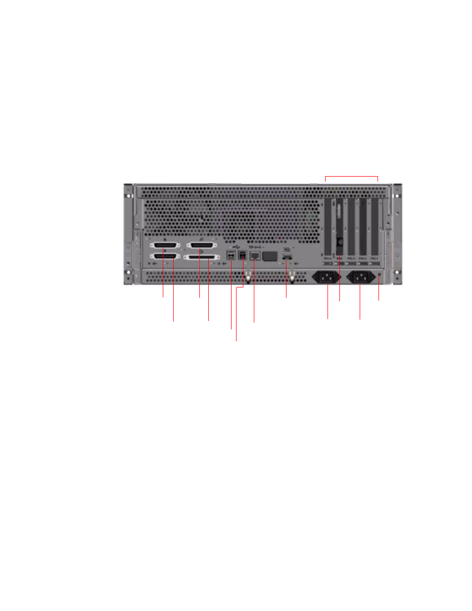 Back panel features | Sun Microsystems SUN FIRE 280R User Manual | Page 35 / 256