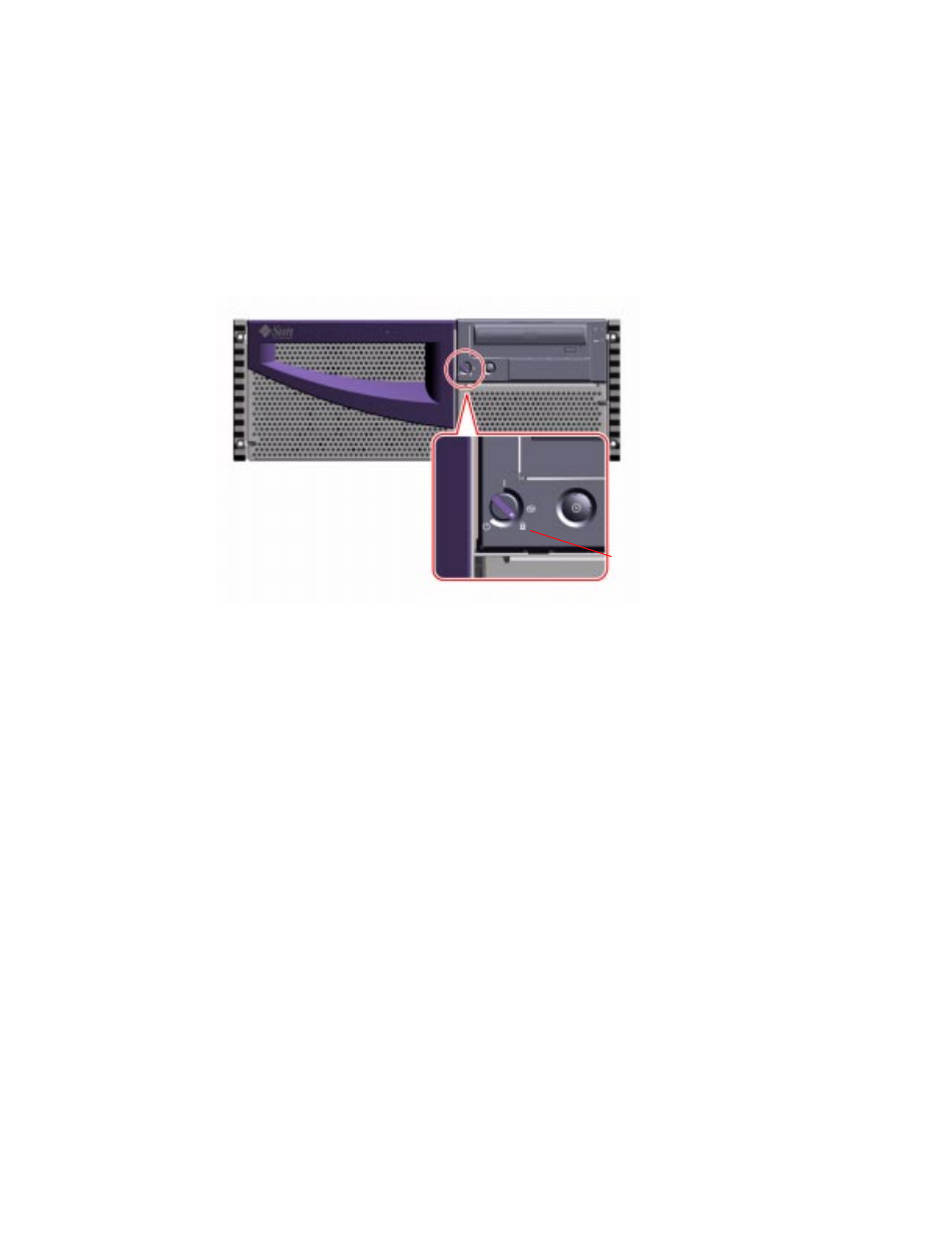 Turn the keyswitch to the locked position | Sun Microsystems SUN FIRE 280R User Manual | Page 70 / 256