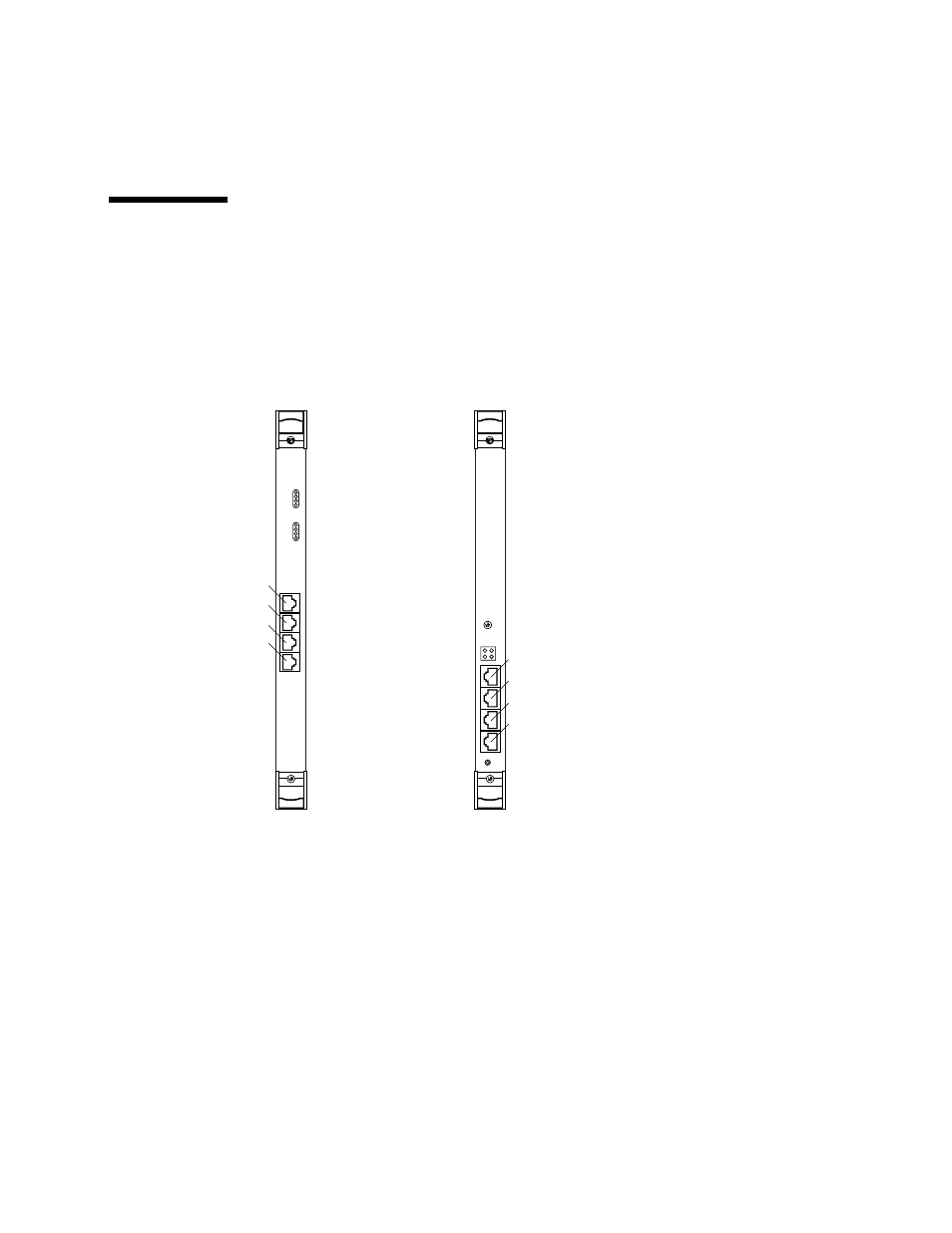 Ethernet port locations and descriptions, Figurea1 rj-45 ethernet port locations | Sun Microsystems FASTETHERNET 6U User Manual | Page 70 / 106