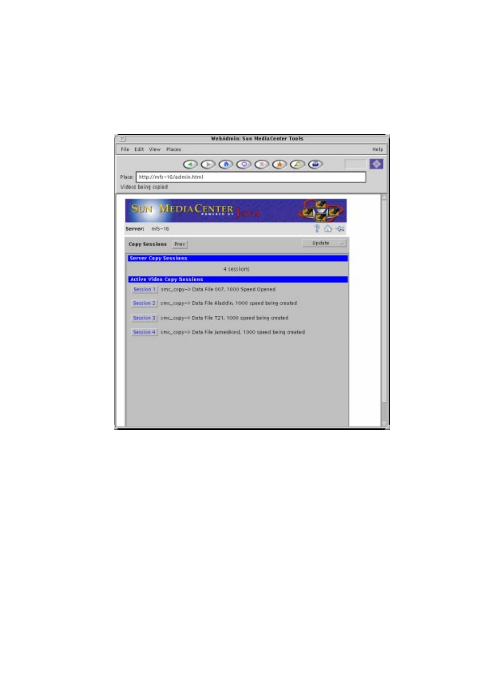 Sun Microsystems MEDIACENTER 2.1 User Manual | Page 42 / 184