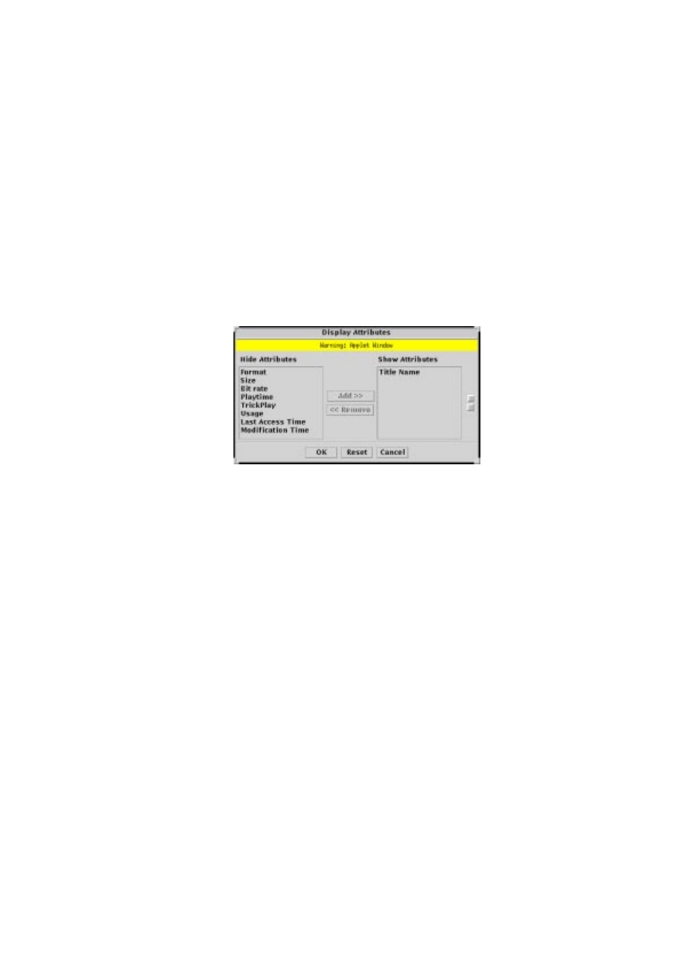 1 view menu | Sun Microsystems MEDIACENTER 2.1 User Manual | Page 69 / 184