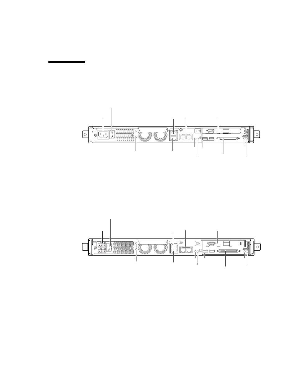 5 back panel, Back panel | Sun Microsystems Netra 120 User Manual | Page 31 / 200