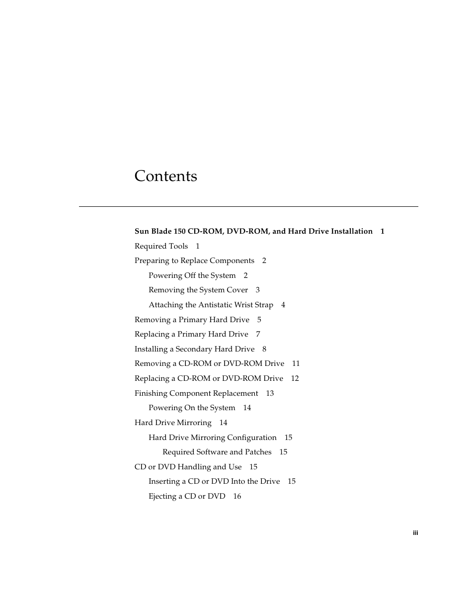 Sun Microsystems SUN BLADE 150 User Manual | Page 3 / 20