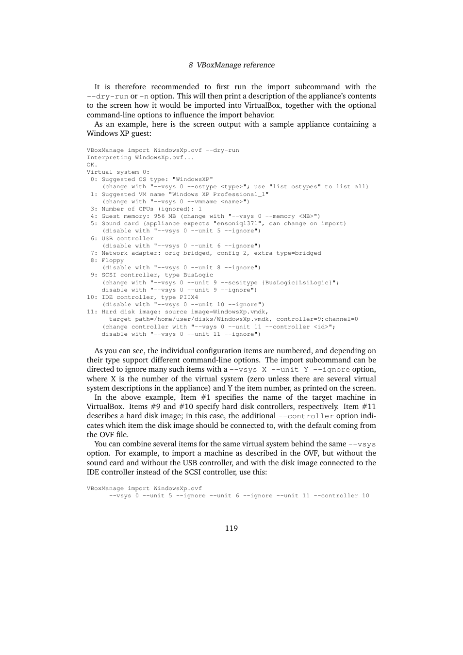 Sun Microsystems VIRTUALBOX VERSION 3.1.0_BETA2 User Manual | Page 119 / 283