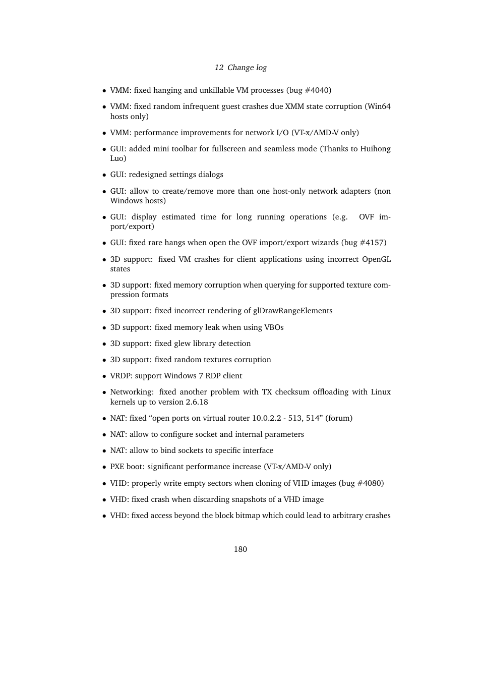 Sun Microsystems VIRTUALBOX VERSION 3.1.0_BETA2 User Manual | Page 180 / 283