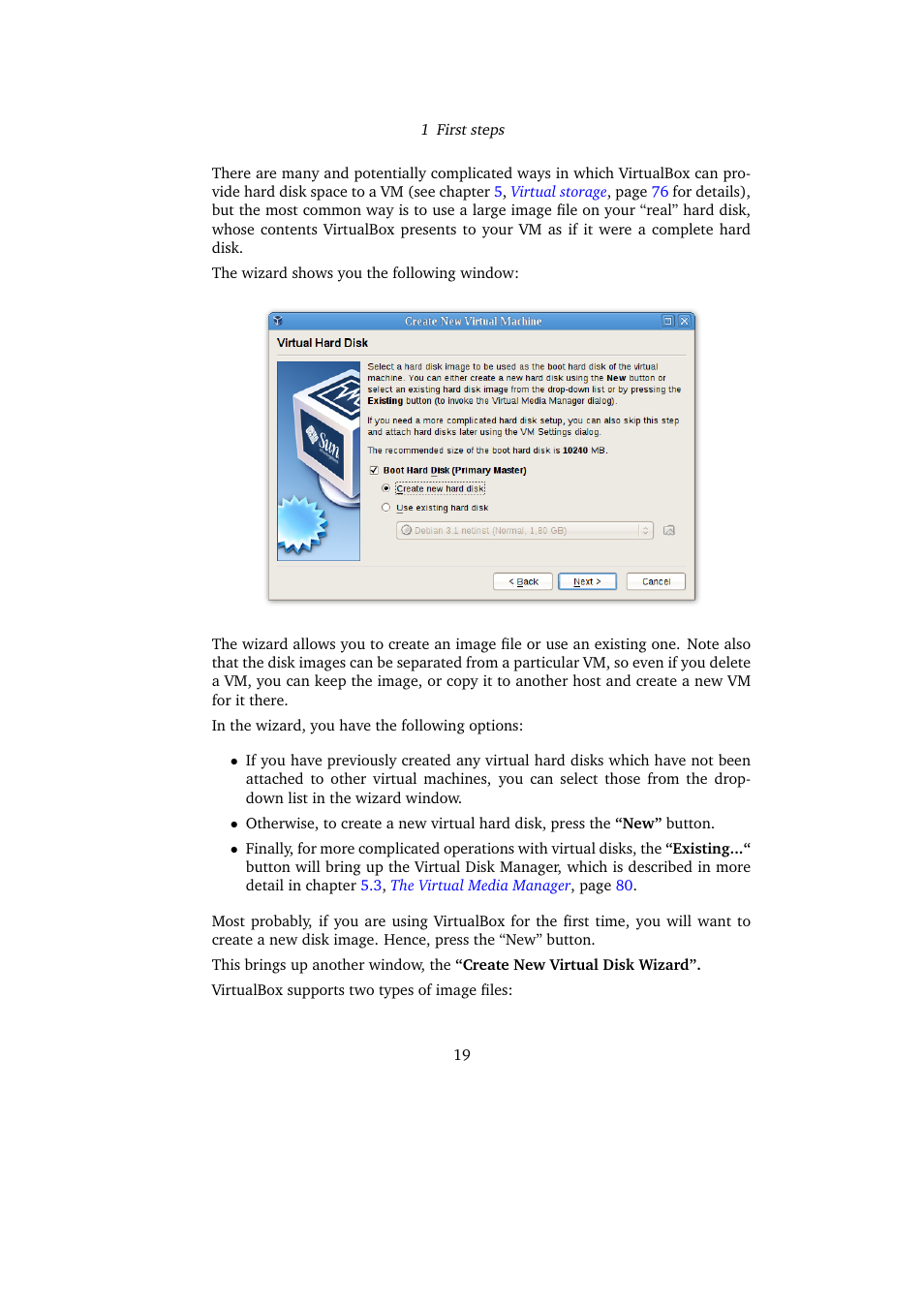 Sun Microsystems VIRTUALBOX VERSION 3.1.0_BETA2 User Manual | Page 19 / 283