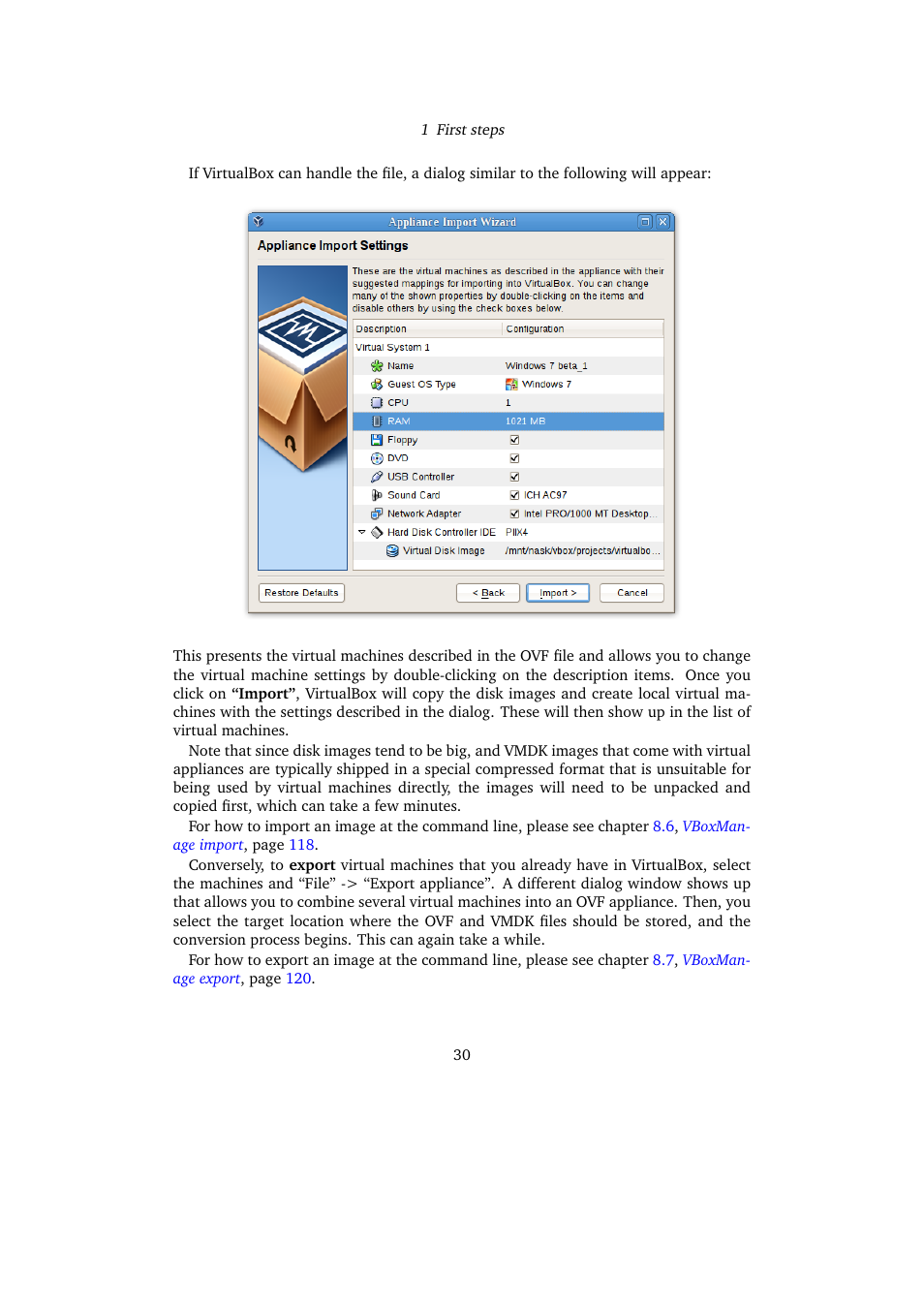 Sun Microsystems VIRTUALBOX VERSION 3.1.0_BETA2 User Manual | Page 30 / 283