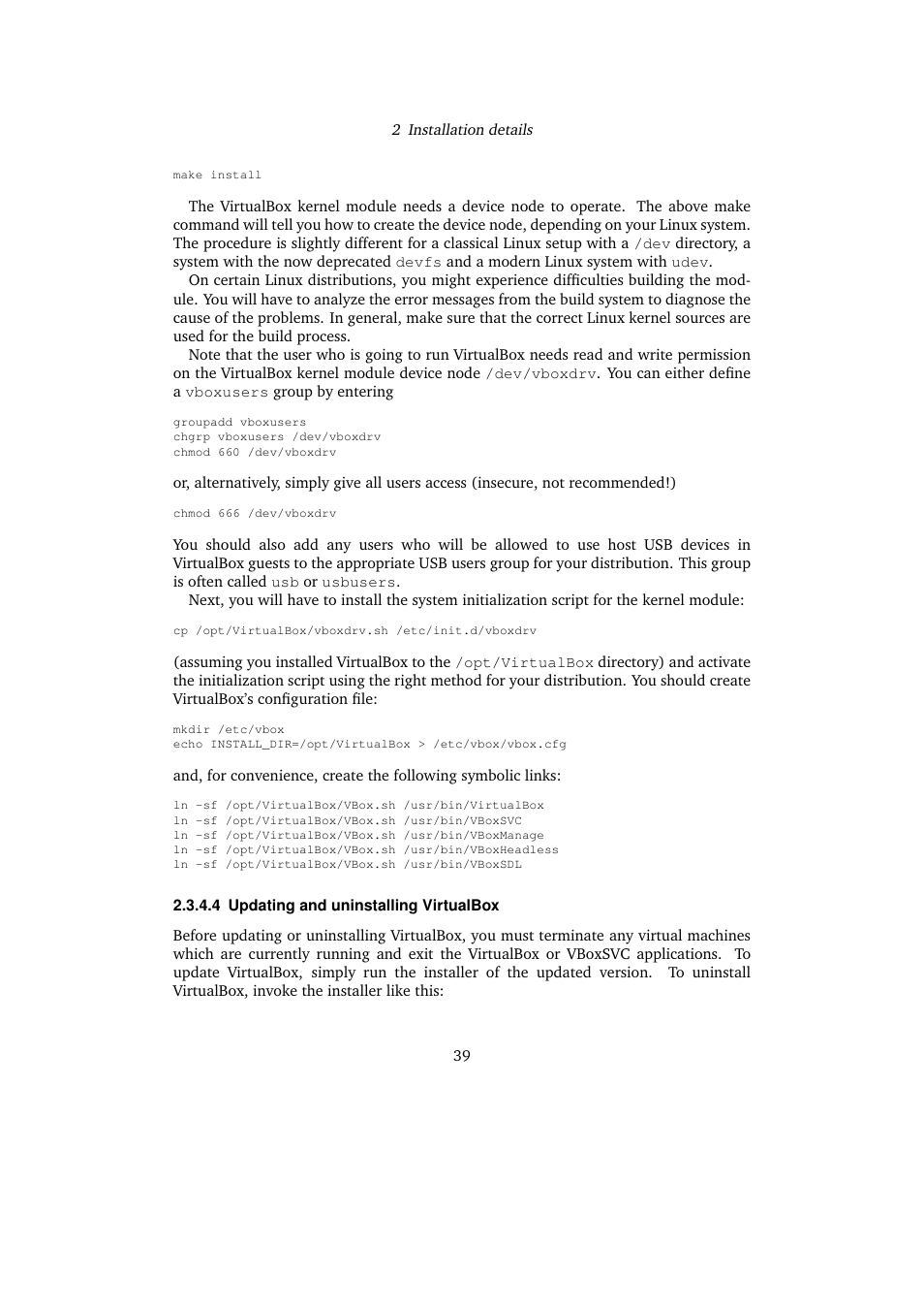 Sun Microsystems VIRTUALBOX VERSION 3.1.0_BETA2 User Manual | Page 39 / 283