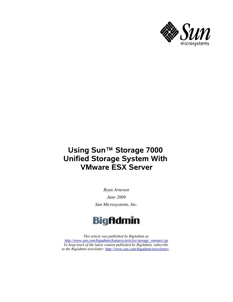 Sun Microsystems 7000 User Manual | 24 pages