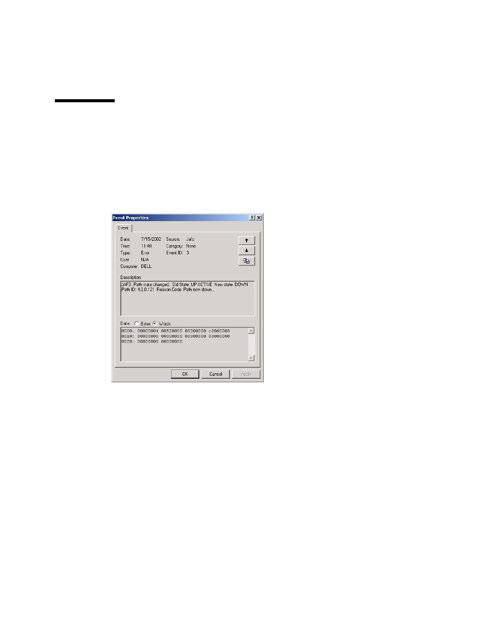 Microsoft windows 2000 system errors | Sun Microsystems 6900 User Manual | Page 46 / 204