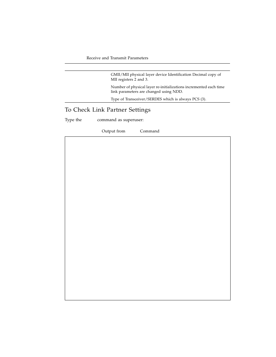 To check link partner settings | Sun Microsystems Ethernet PCI-X Adapter User Manual | Page 48 / 78