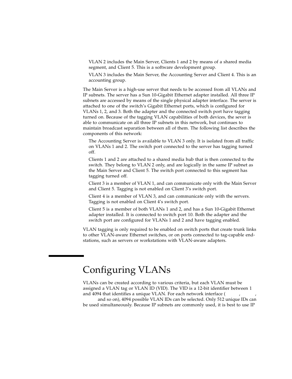 Configuring vlans | Sun Microsystems Ethernet PCI-X Adapter User Manual | Page 55 / 78