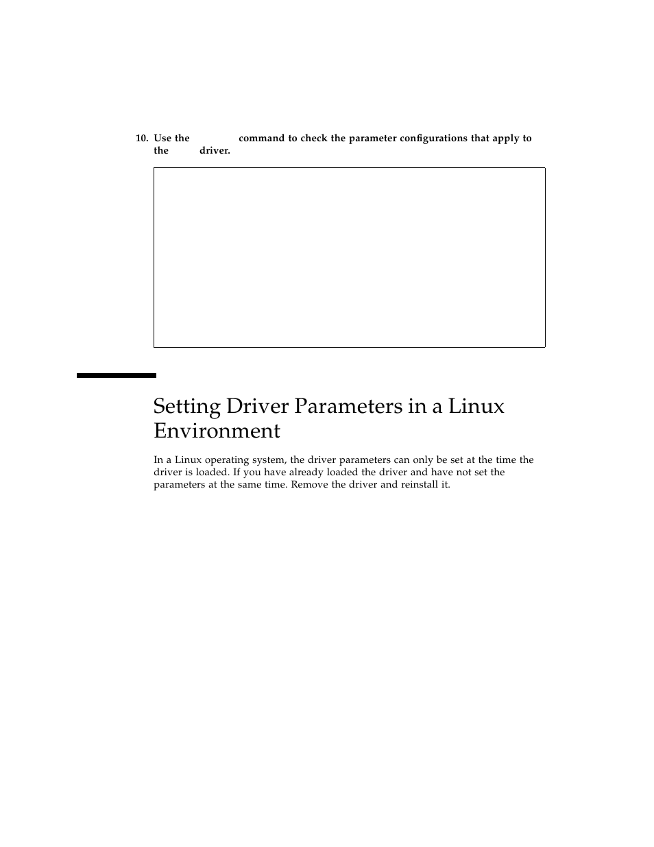 Setting driver parameters in a linux environment | Sun Microsystems Ethernet PCI-X Adapter User Manual | Page 72 / 78