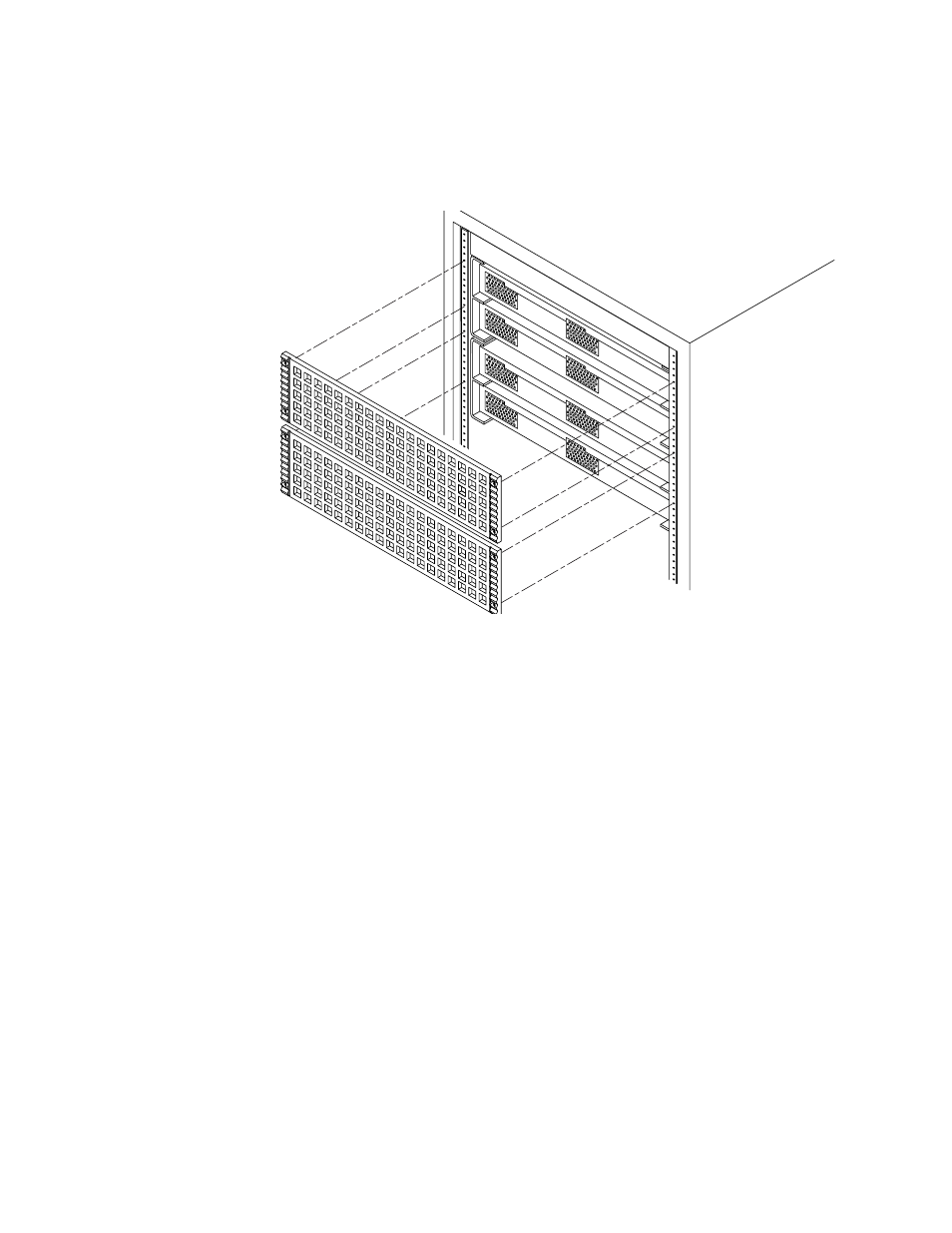 To install the vent panel on a 16-port switch | Sun Microsystems FC Switch-8 and Switch-16 816-0830-12 User Manual | Page 79 / 236