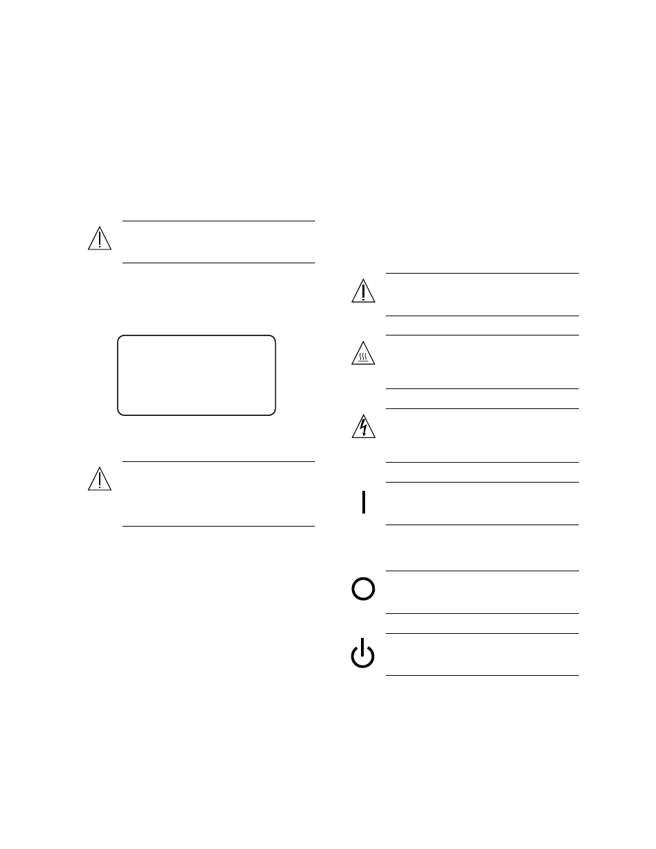 Gehäuseabdeckung, Einhaltung der richtlinien für laser, Cd-rom | Conformité aux normes de sécurité, Mesures de sécurité, Symboles | Sun Microsystems FC Switch-8 and Switch-16 816-0830-12 User Manual | Page 9 / 236