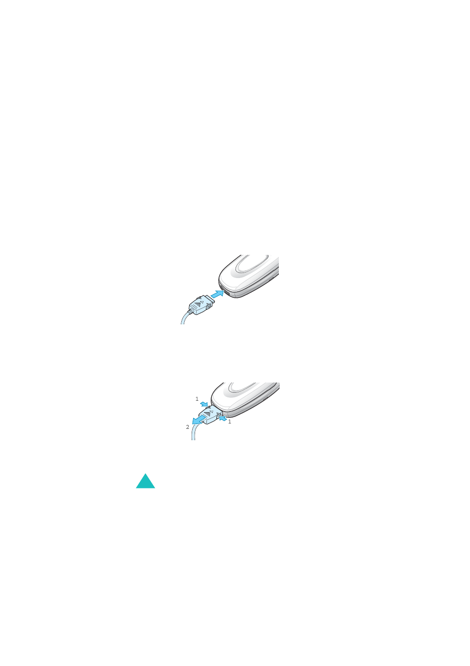 Plug the adapter into a standard ac wall outlet | Samsung SGH-X427 User Manual | Page 23 / 175