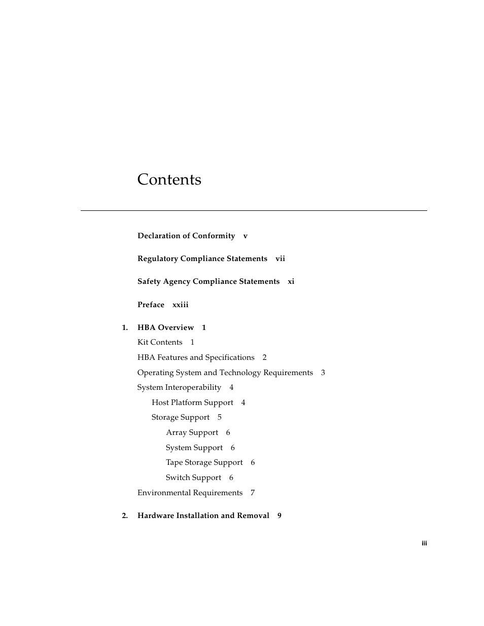 Sun Microsystems SG-XPCIE1FC-EM8-Z User Manual | Page 3 / 56