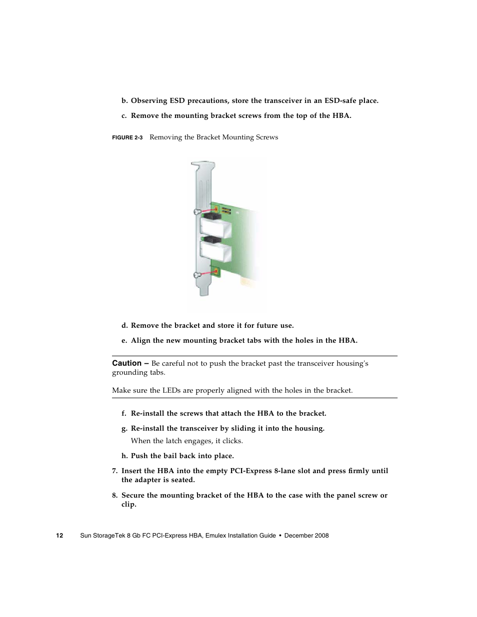 Sun Microsystems SG-XPCIE1FC-EM8-Z User Manual | Page 38 / 56