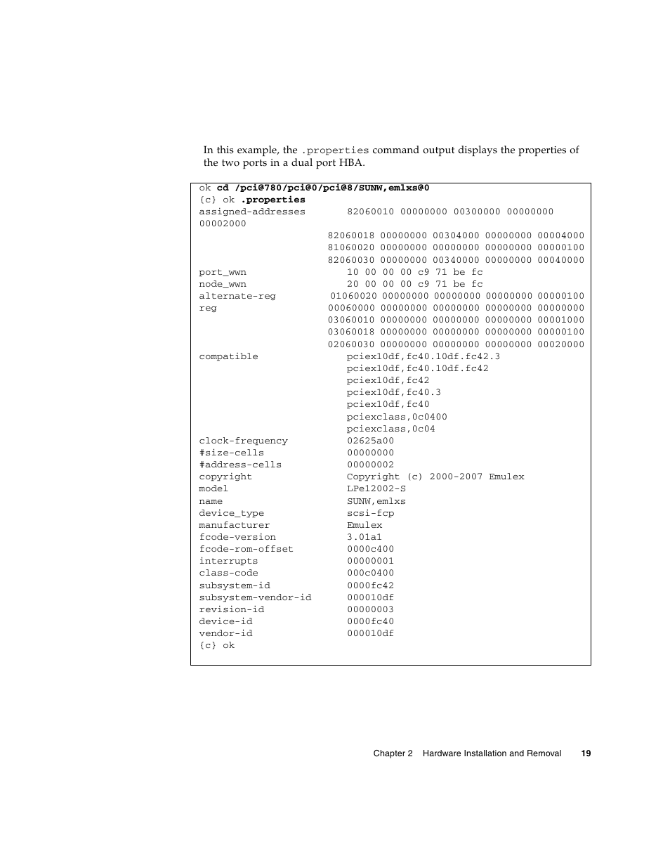 Sun Microsystems SG-XPCIE1FC-EM8-Z User Manual | Page 45 / 56