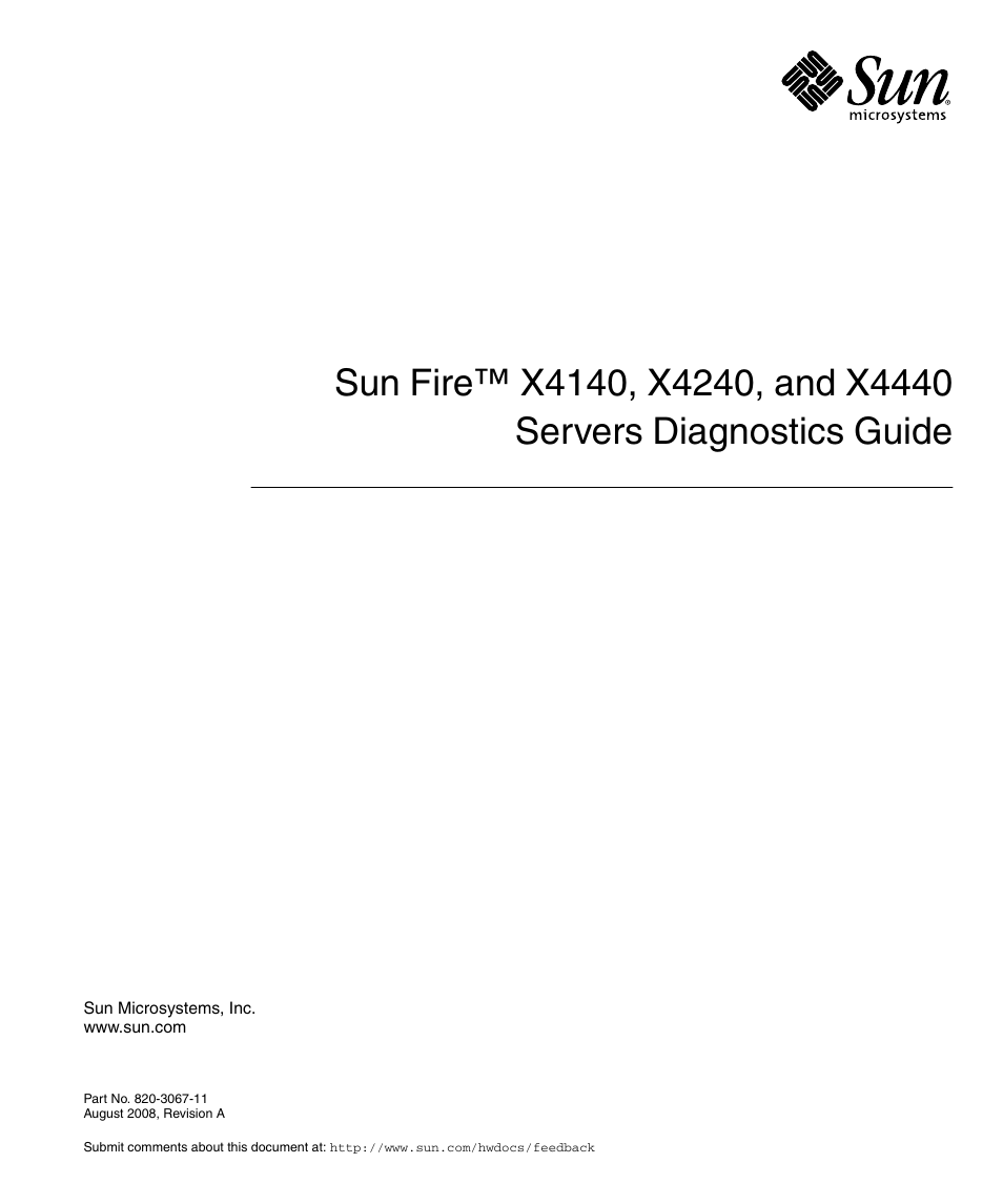 Sun Microsystems Sun Fire X4240 User Manual | 80 pages