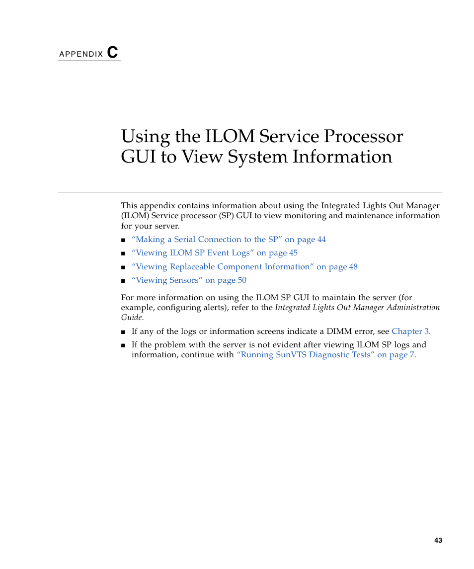 Using the ilom | Sun Microsystems Sun Fire X4240 User Manual | Page 53 / 80