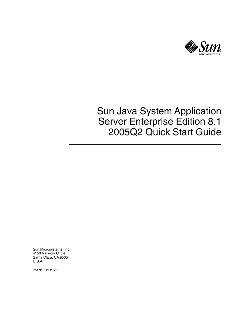 Sun Microsystems 2005Q2 User Manual | 38 pages