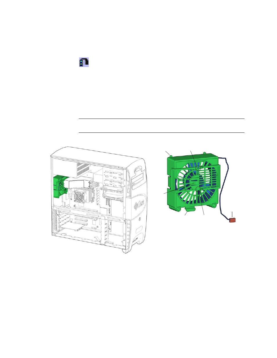 1 identifying the rear fan | Sun Microsystems 1500 User Manual | Page 3 / 15