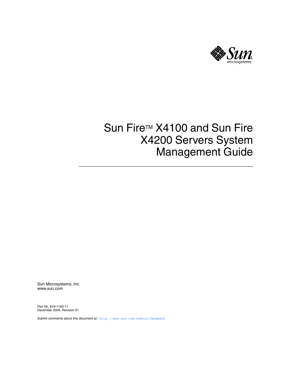 Sun Microsystems Sun Fire X4200 User Manual | 196 pages