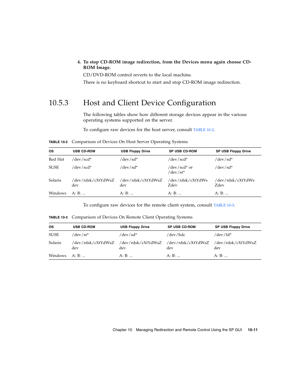 3 host and client device configuration, Host and client device configuration | Sun Microsystems Sun Fire X4200 User Manual | Page 139 / 196